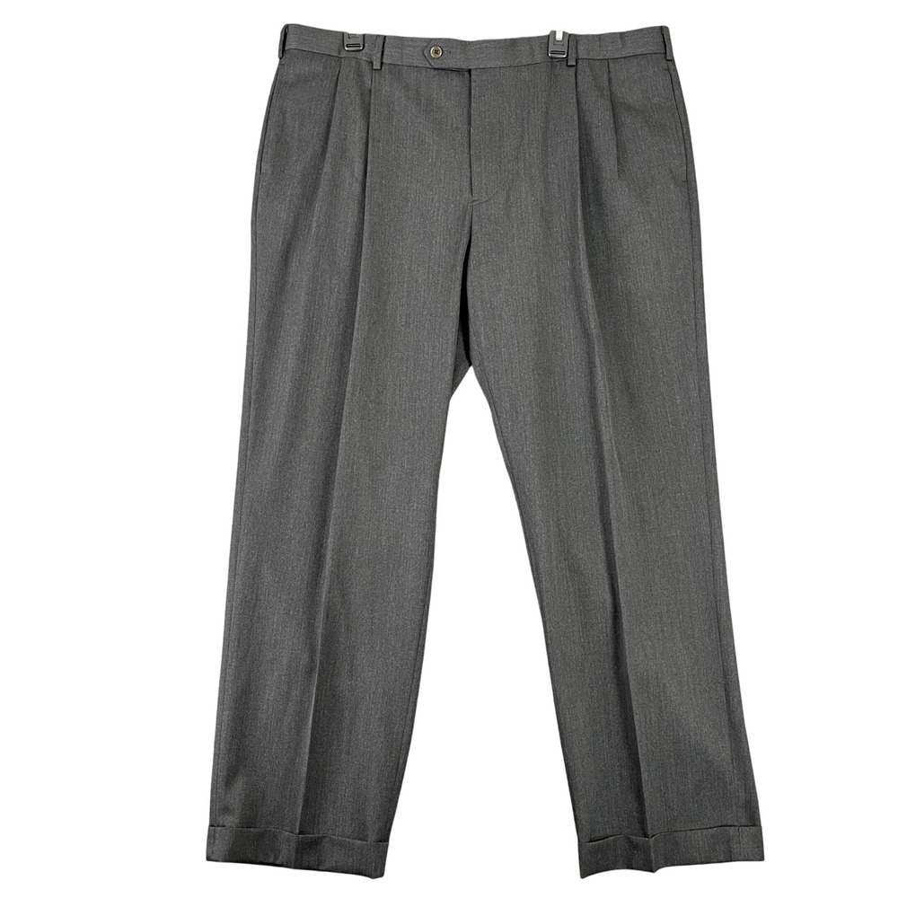 Brooks Brothers 1818 Madison Wool Dress Pants Men‎ W40 L30 Tailored Flat Front